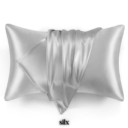 Silk Pillowcase- Silver