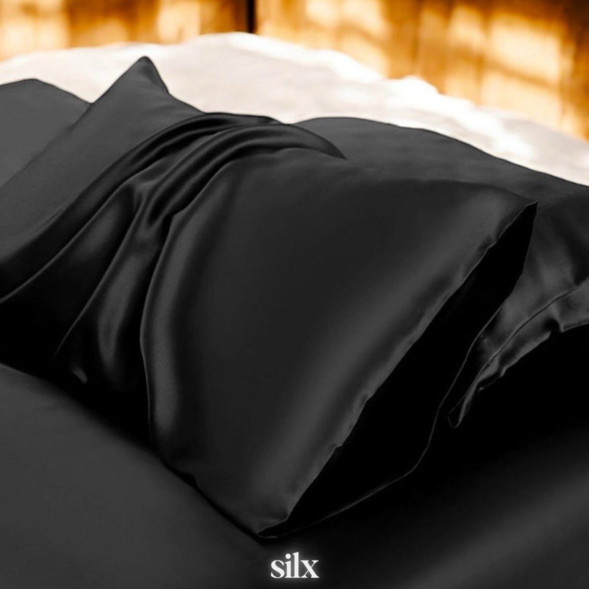 Silk Pillowcase - Phantom Black